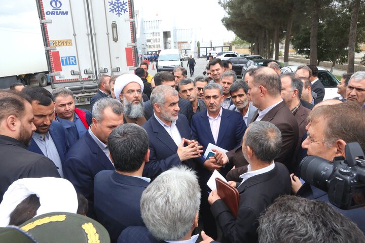 بازدید نایب رئیس مجلس از پایانه مرزی بیله سوار