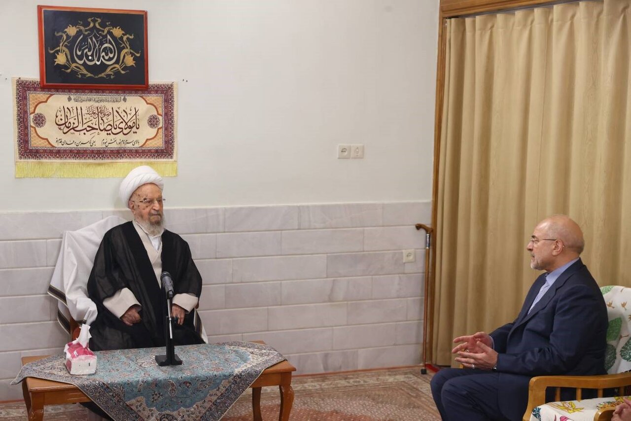 آیت‌الله مکارم شیرازی: پیگیری مسائل اقتصادی مردم و تسهیل گذران زندگی آن‌ها یکی از مسائل مهم است/ قالیباف: با تصویب مجلس، زمین برای ساخت مسکن باید در اختیار مردم قرار بگیرد