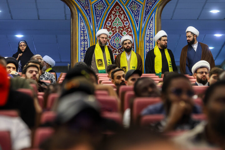 مراسم اولین سالگرد شهادت دبیران کل حزب الله لبنان - قم