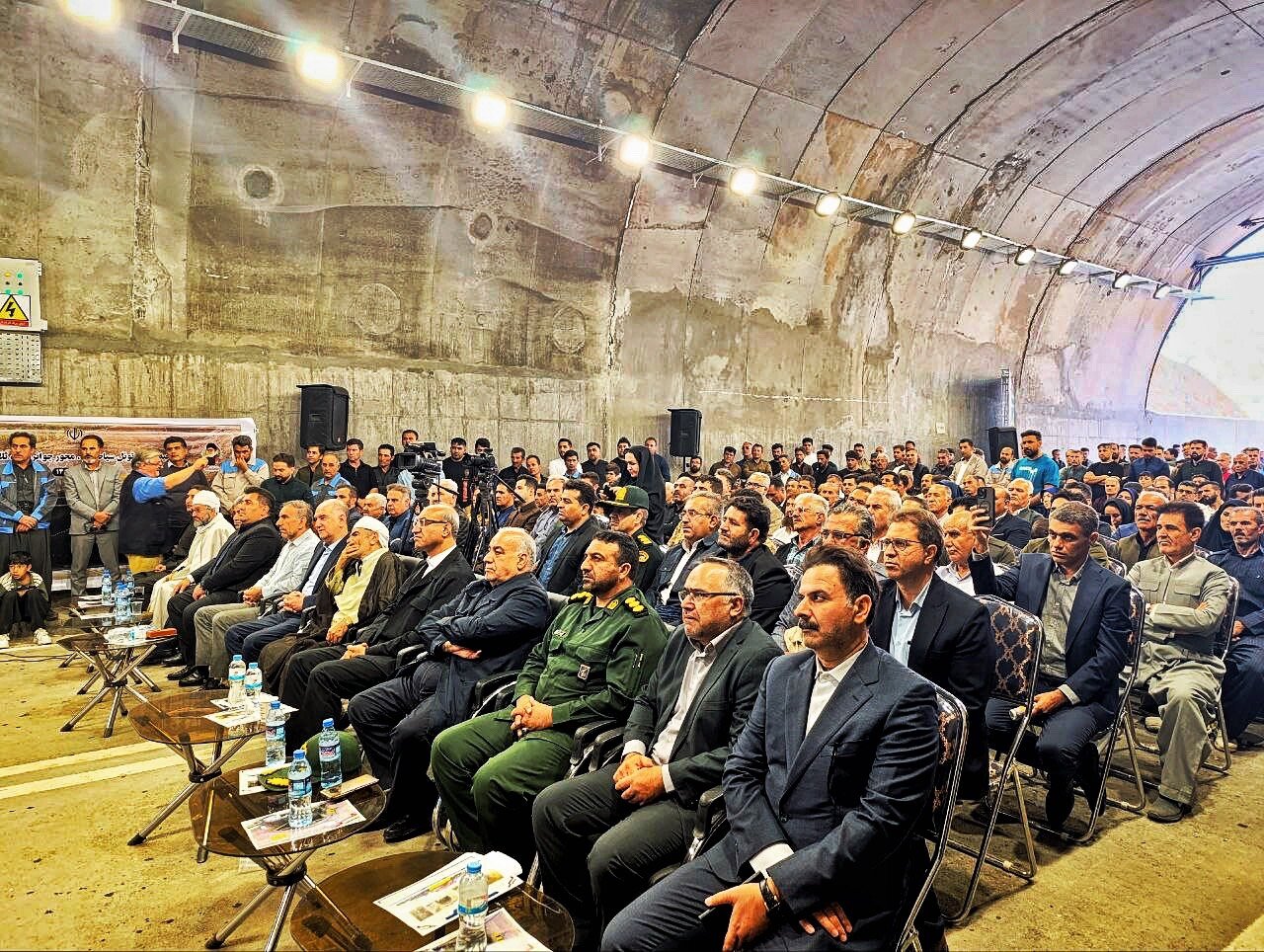 افتتاح طولانیترین تونل جادهای استان کرمانشاه در منطقه اورامانات و ثلاث باباخانی