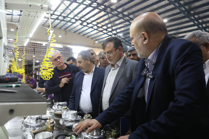 بازدید از چند شرکت دانش بنیان در پارک فن آوری استان