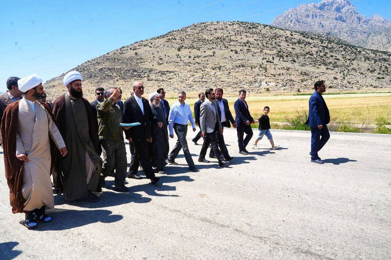 بازدید نماینده کنگاور، صحنه و هرسین در مجلس از محورهای شرق استان کرمانشاه