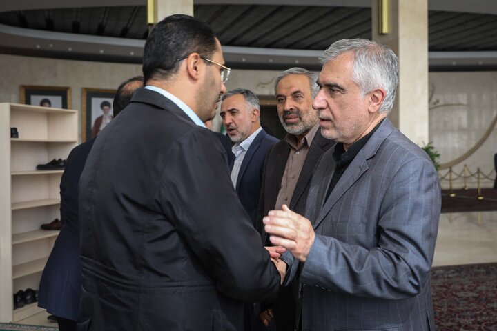 مراسم ختم والده ابوالفضل ظهره وند نماینده تهران