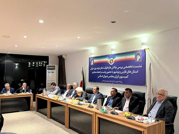 نشست بررسی چالش‌ها و ظرفیت‌های تولید برق حرارتی در استان‌های فارس و بوشهر