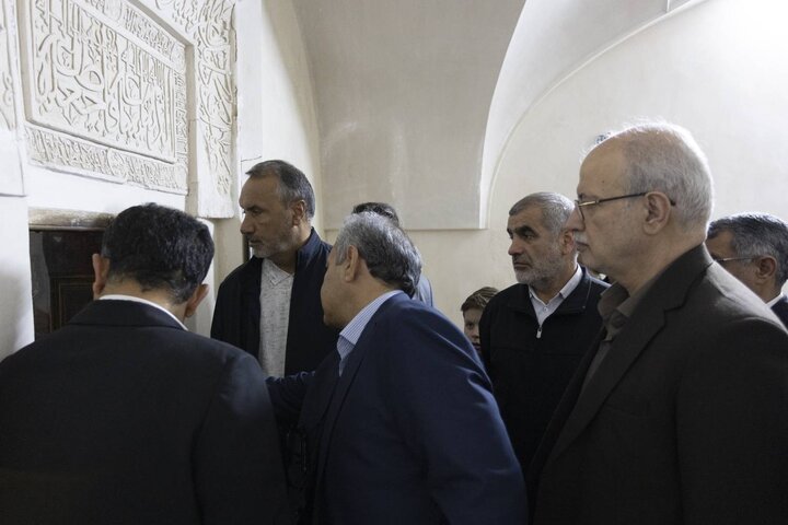 بازدید اعضای کمیسیون عمران از پایگاه میراث جهانی شیخ صفی الدین اردبیلی