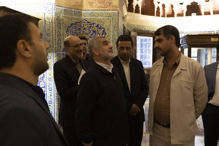 بازدید اعضای کمیسیون عمران از پایگاه میراث جهانی شیخ صفی الدین اردبیلی