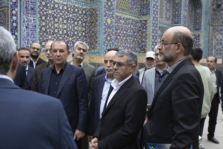 بازدید اعضای کمیسیون عمران از پایگاه میراث جهانی شیخ صفی الدین اردبیلی
