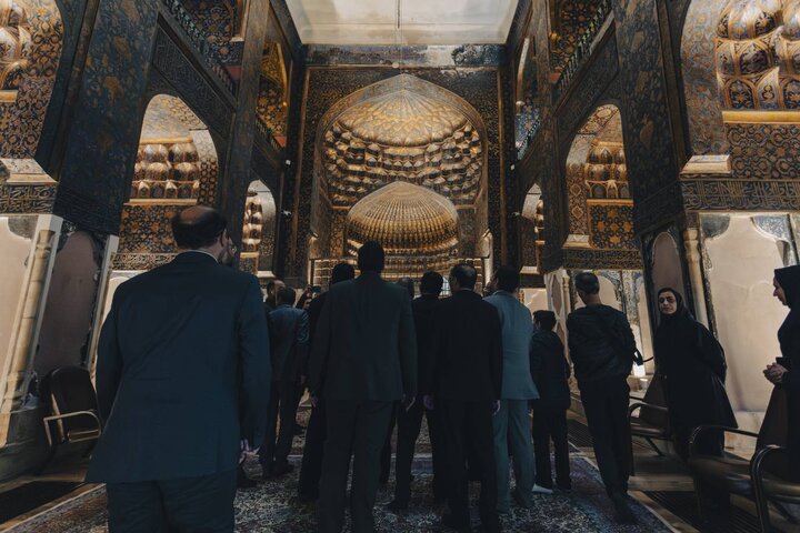 بازدید اعضای کمیسیون عمران از پایگاه میراث جهانی شیخ صفی الدین اردبیلی
