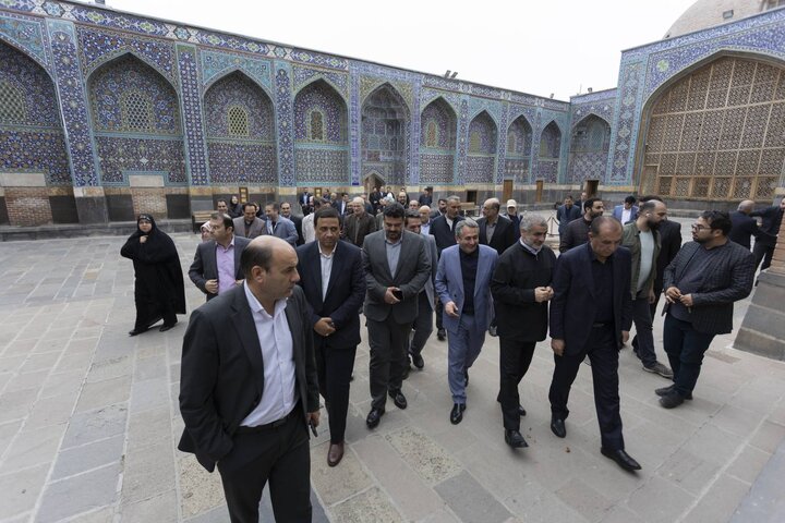 بازدید اعضای کمیسیون عمران از پایگاه میراث جهانی شیخ صفی الدین اردبیلی