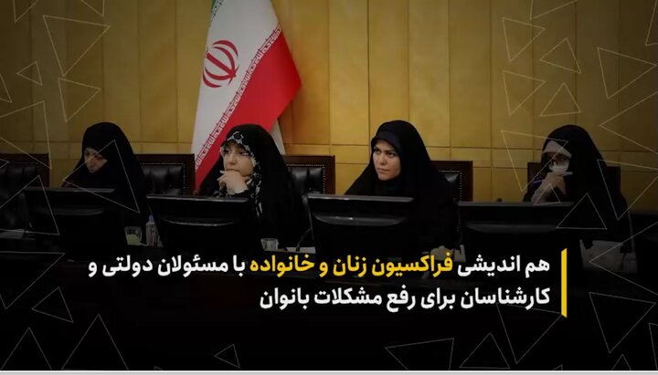 هماندیشی فراکسیون زنان و خانواده با مسئولان دولتی و کارشناسان برای رفع مشکلات بانوان