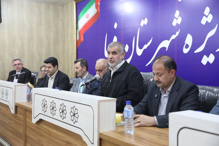 جلسه جمع بندی مصوبات سفر نایب رئیس مجلس به شهرستان فسا