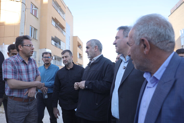 بازدید نیکزاد از مسکن مهر شهرستان سپیدان