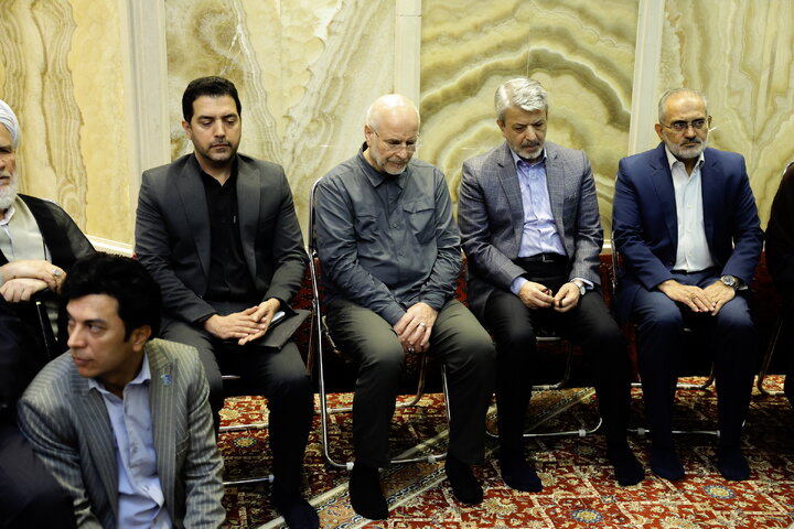 حضور دکتر قالیباف در مراسم ختم سردار علیرضا افشار