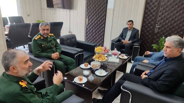 دیدار نماینده مردم گرگان و آق قلا با دادستان جدید مرکز استان گلستان و فرمانده جدید سپاه نینوا