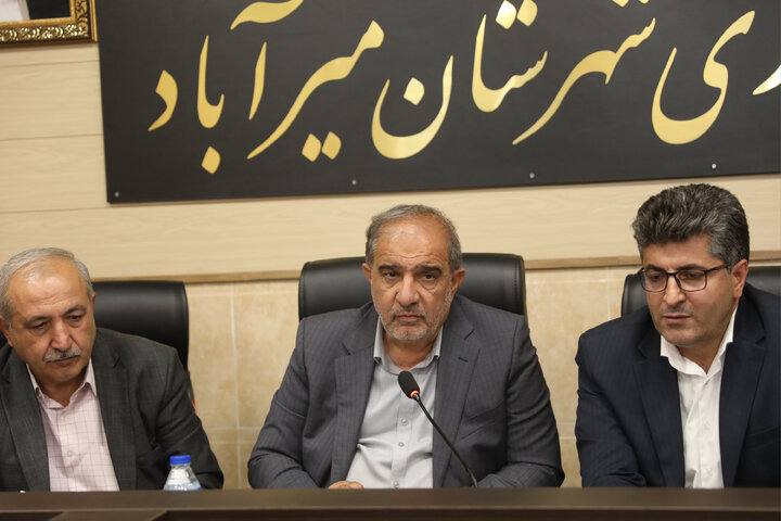 نشست جمع بندی مصوبات سفر کمیسیون کشاورزی مجلس به شهرستان میرآباد آذربایجان غربی