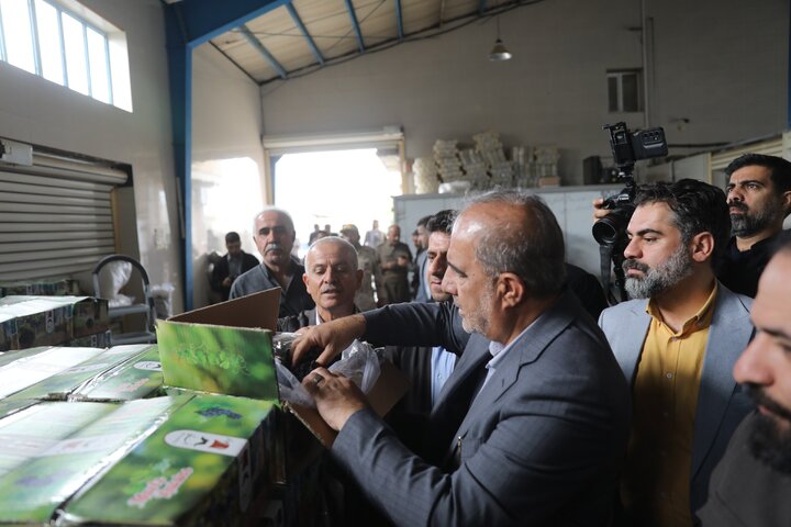 بازدید از کارخانه سورتینگ کشمش در سردشت