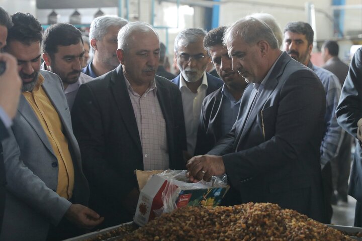 بازدید از کارخانه سورتینگ کشمش در سردشت