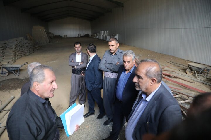 بازدید از کارخانه در حال احداث سقید سازی شکر