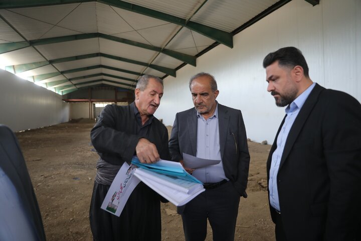 بازدید از کارخانه در حال احداث سقید سازی شکر