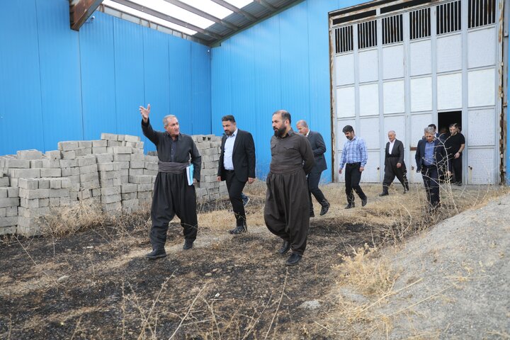 بازدید از کارخانه در حال احداث سقید سازی شکر