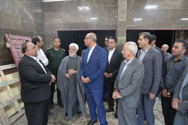 بازدید احمدی از پروژه‌های فرهنگی هرسین