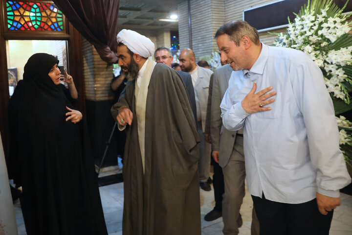 مراسم ختم مادر الهام ازاد نماینده مردم نایین ،خورو بیابانک