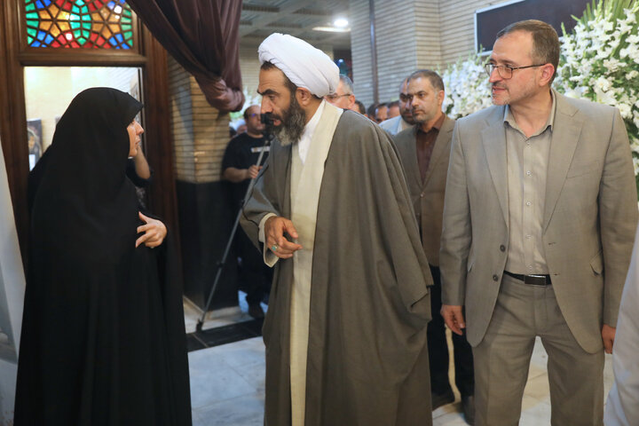 مراسم ختم مادر الهام ازاد نماینده مردم نایین ،خورو بیابانک