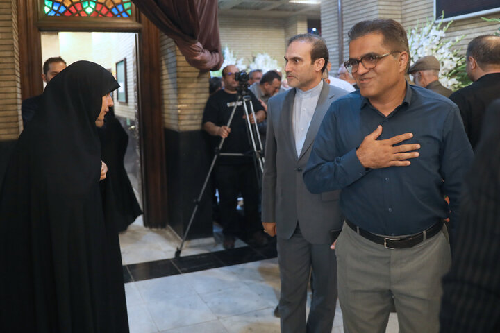 مراسم ختم مادر الهام ازاد نماینده مردم نایین ،خورو بیابانک