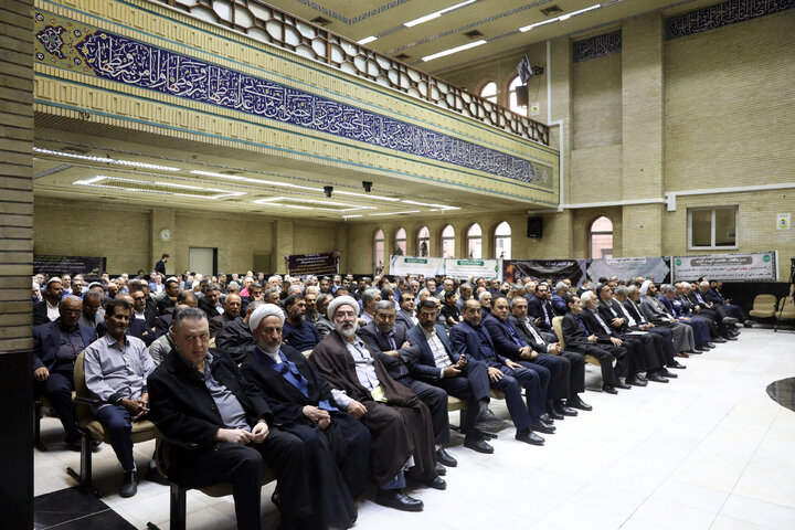 مراسم ختم مادر الهام ازاد نماینده مردم نایین ،خورو بیابانک