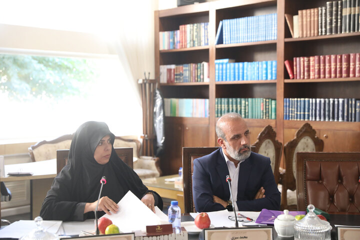 نشست ۵ آبان ۱۴۰۴ کمیسیون اصل ۹۰ با حضور مسولان سازمان انتقال خون ایران