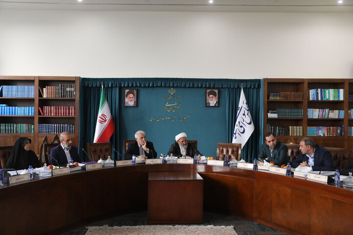 نشست ۵ آبان ۱۴۰۴ کمیسیون اصل ۹۰ با حضور مسولان سازمان انتقال خون ایران