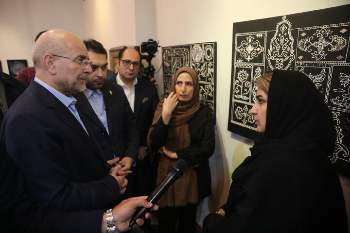 بازدید دکتر قالیباف از نمایشگاه همام