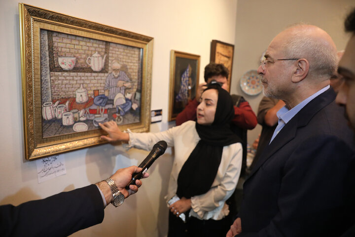 بازدید دکتر قالیباف از نمایشگاه همام