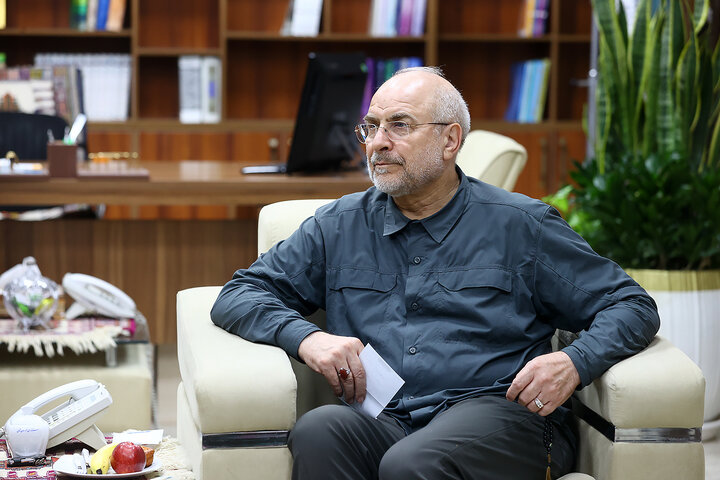 جلسه رییس مجلس با استاندار و نمایندگان خراسان شمالی