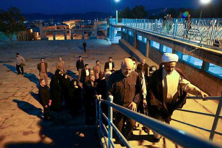 حضور در امامزاده سیدعباس و گلزار شهدا