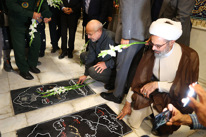 حضور در امامزاده سیدعباس و گلزار شهدا