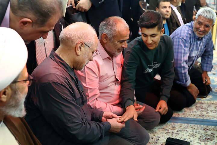 حضور در امامزاده سیدعباس و گلزار شهدا