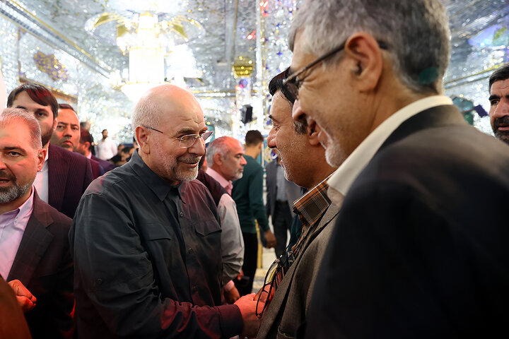 حضور در امامزاده سیدعباس و گلزار شهدا