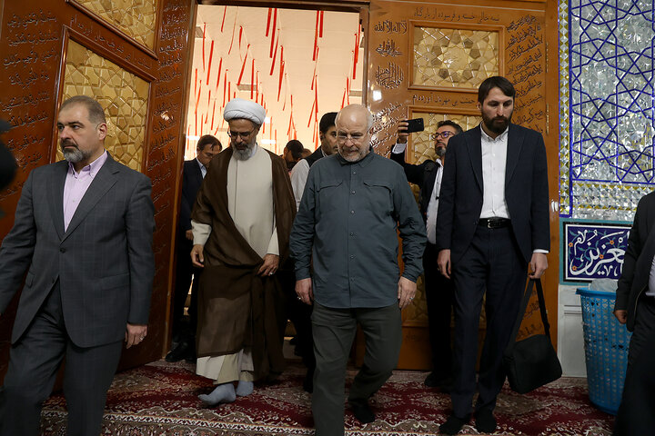 حضور در امامزاده سیدعباس و گلزار شهدا