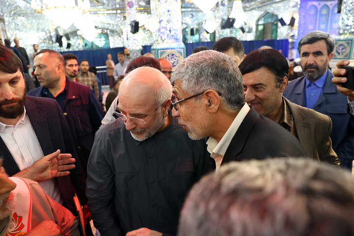 حضور در امامزاده سیدعباس و گلزار شهدا