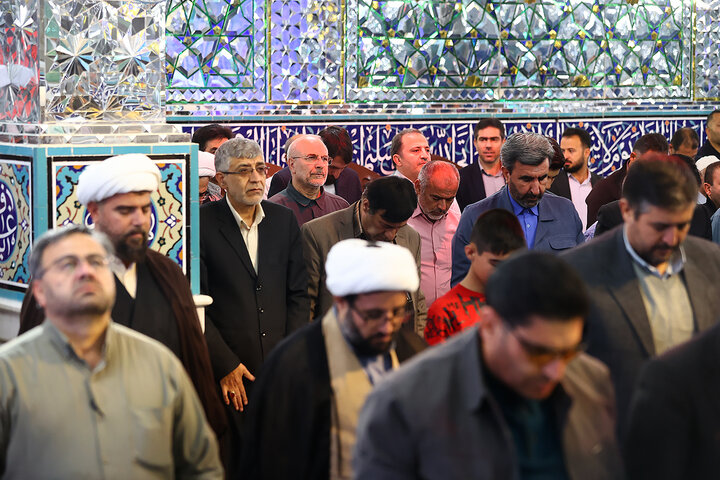 حضور در امامزاده سیدعباس و گلزار شهدا