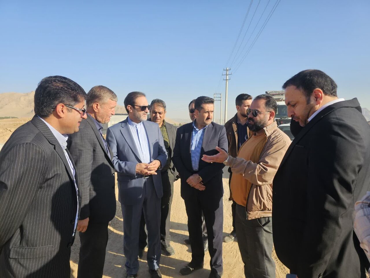 بازدید نماینده شهرضا و دهاقان از روند اجرای پروژه تقاطع غیرهمسطح میدان بسیج