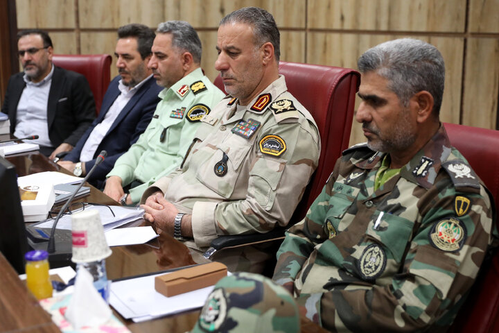 نشست اعضای کمیسیون امنیت ملی و شورای تامین استان ایلام