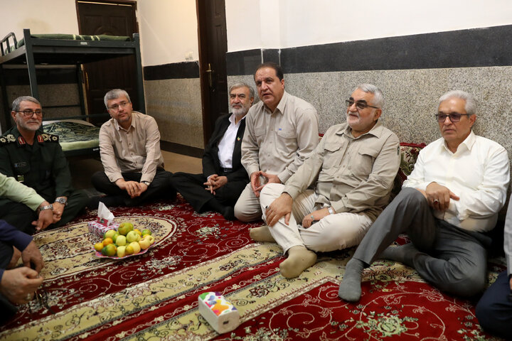 بازدید اعضای کمیسیون امنیت ملی از مرز مهران و پاسگاه مرزی زعفرانیه