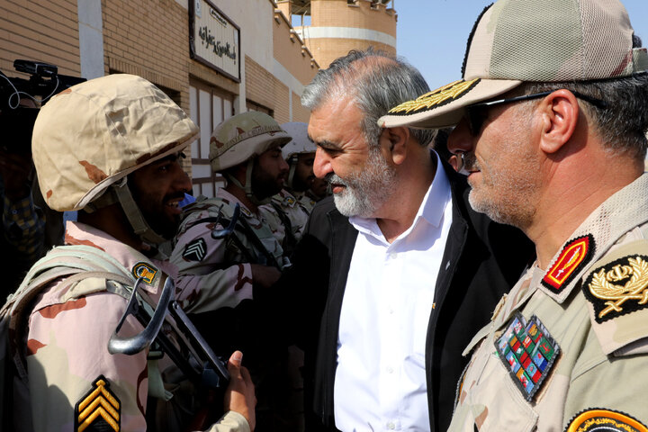 بازدید اعضای کمیسیون امنیت ملی از مرز مهران و پاسگاه مرزی زعفرانیه