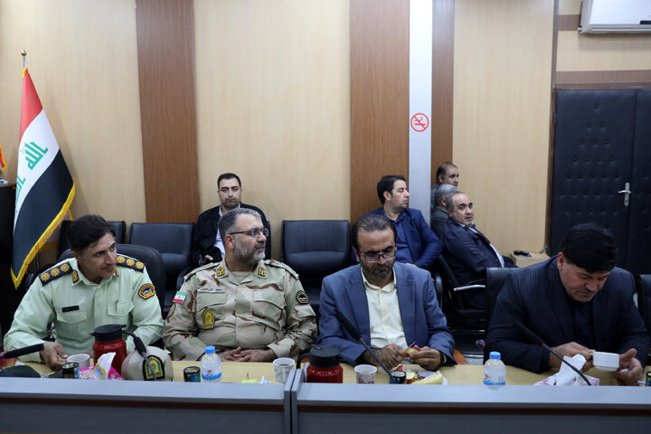 نشست کارگروه پیگیری مشکلات پایانه مرزی مهران و روابط اقتصادی با عراق