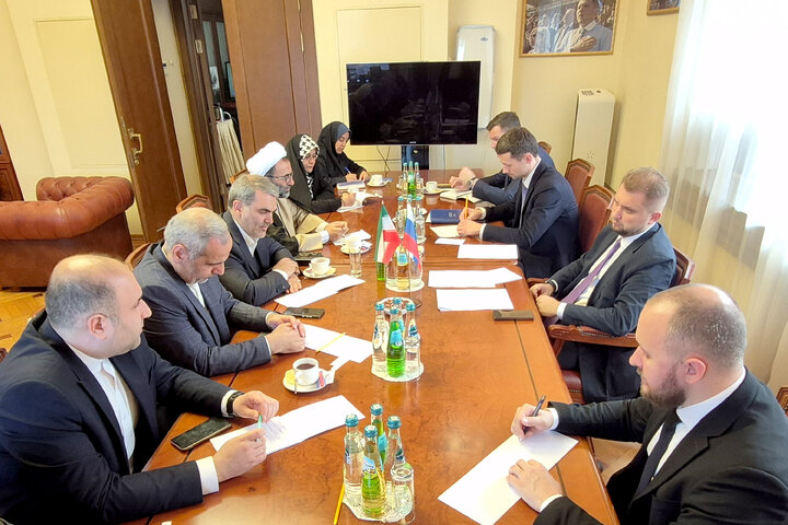 دیدار هیأت پارلمانی ایران با معاون رئیس دومای دولتی فدراسیون روسیه