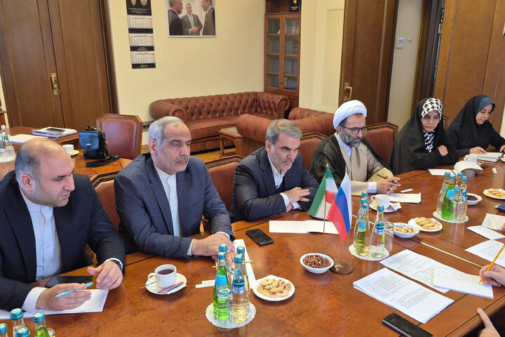 دیدار هیأت پارلمانی ایران با معاون رئیس دومای دولتی فدراسیون روسیه