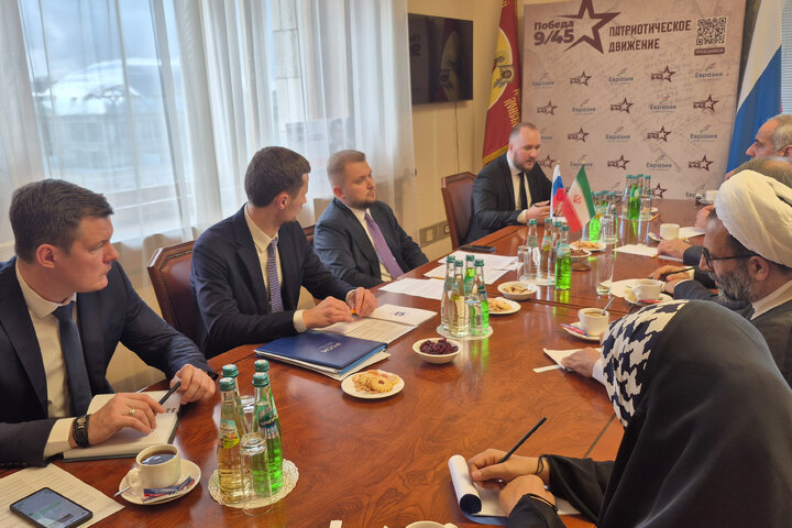 دیدار هیأت پارلمانی ایران با معاون رئیس دومای دولتی فدراسیون روسیه