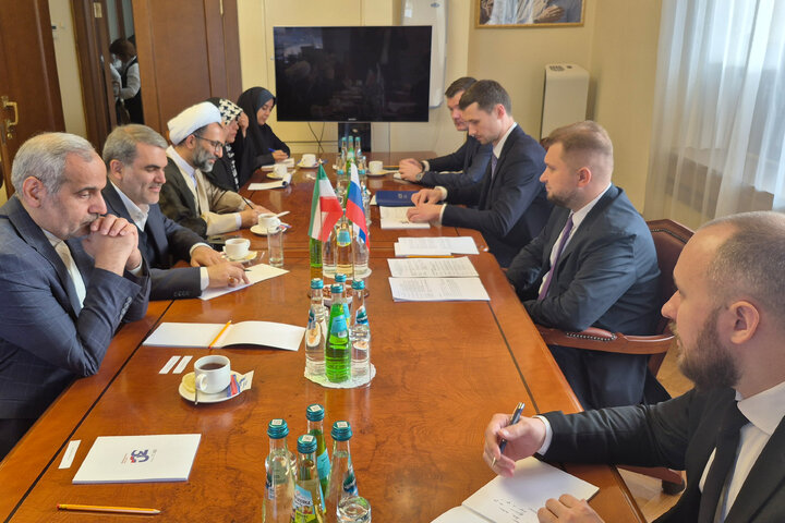 دیدار هیأت پارلمانی ایران با معاون رئیس دومای دولتی فدراسیون روسیه